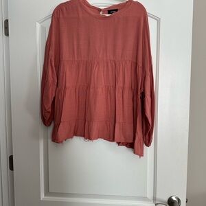 HEYSON PINK FLOWY SHIRT